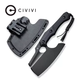 Nóż Civivi Aratra Black G10, Black Stonewashed D2 by Maciej Torbé (C21041-1)