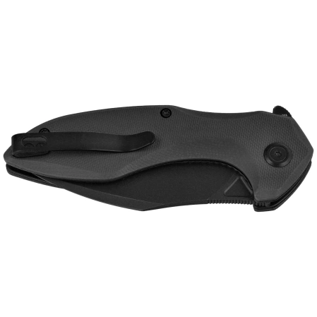 Kubey Nobel Knife Black G10, Blackwashed 14C28N (KU236O)