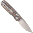 Bestechman Sprite Knife Flamed Titanium, Stonewashed/Satin M390 (BMK21C)