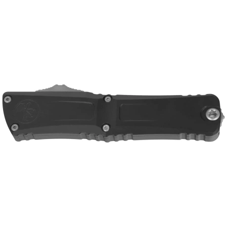 Microtech Combat Troodon Gen III Bowie OTF Knife Black Aluminum, Stonewashed M390MK by Tony Marfione (1146-10)