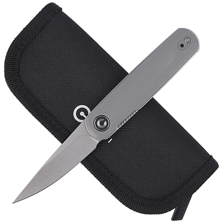 Nóż składany CIVIVI Lumi Gray G10, Stonewashed by Justin Lundquist (C20024-2)