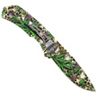 Herbertz CJH Knife with 3D Skulls/Hemp Leaves Print, Colorful 420 (581712)