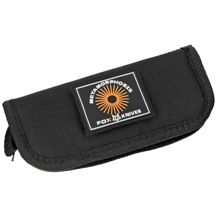 Fox Metamorphosis Black Micarta Knife, Black PVD M390 (FX-556-A2)