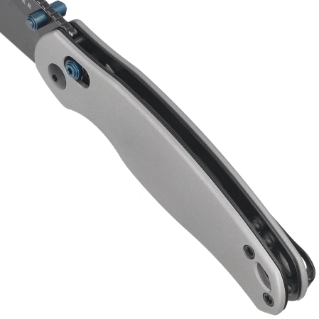 Nóż składany Kizer Phoca CD Light Gray Aluminium, Black Stonewashed 14C28N (V3781CDA2)