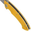 Kubey Anteater Yellow G10, Dark Oxide Beadblasted 14C28N (KU212K)