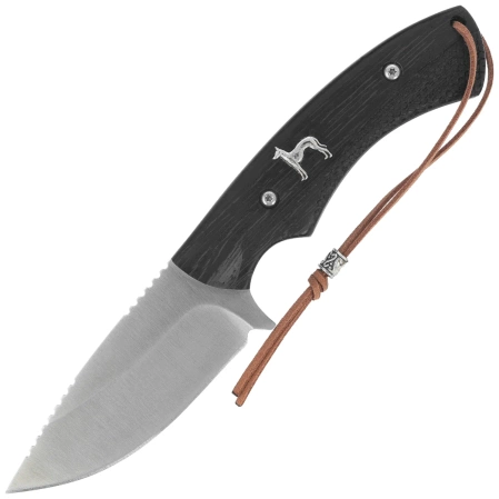 Martinez Albainox Spanish Hound Hunting Knife Zebra Wood, Satin 3Cr13Mov (32801)
