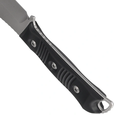 Microtech Always Survive Knife Black G10, Stonewashed M390MK by Borka Blades and Tony Marfione (96-10 BK)