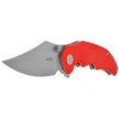 Kubey Ceto Knife Red G10, Beadblasted 14C28N by MUZI Design (KU181H)