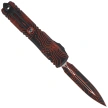 Nóż automatyczny OTF Microtech Ultratech Gen IV D/E Signature Topographic Black-Orange Camo Smooth Aluminium, Topographic Black-Orange Camo M390MK by Tony Marfione (11224-1TPBKORCS)