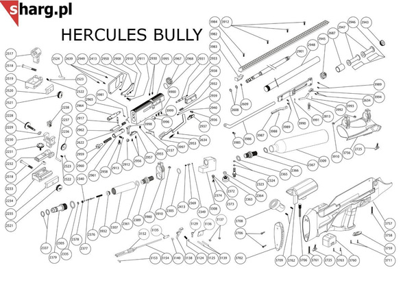 O-ring airgun PCP Hatsan Hercules, Predator (2968 4.5-5.5-6.35)