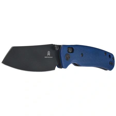 Nóż składany Bestechman Cicada's Wing Blue Micarta, Black PVD 10Cr15MoV (BMK06-M-4)