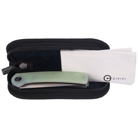 CIVIVI Knife Mini Asticus Natural G10, Satin 10Cr15CoMoV (C19026B-3)