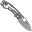 Nóż składany Spyderco Pits 2 Slipit Gray Titanium, Satin M390 by Mike Read (C269TIP)