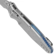 Microtech Socom Ram-Lok S/P-M Marfione Select Knife Gray Titanium, Blue HW, Stonewashed M390MK by Tony Marfione (160RL-10SMS3)