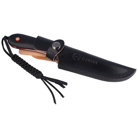 CIVIVI Elementum Black / Red G10, Satin Finish (C2104A)