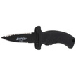 MAC Torpedo 9 BE Diving Knife Black PP-TPE, Black Idroglider W 1.4060