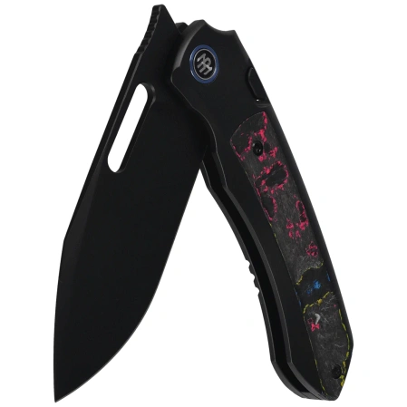 Nóż składany Remette Orca Black Titanium/Ultimate Warrior CamoCarbon, Black DLC Pearlescent M390 (ORCAURD)