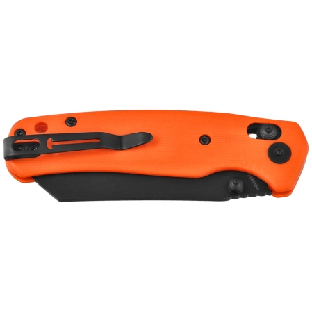 Bestechman Cicada's Wing Knife Orange G10, Black PVD 10Cr15MoV (BMK06-C-7)