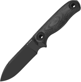 Kizer Drop Bear Fix 3 Knife Black Micarta, Black 1095 by Azo (1101A3)