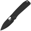 Kubey Hyde Knife Black G10, Blackwashed 14C28N by Colin Maisonpierre (KU2104H)