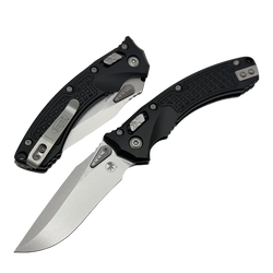Nóż składany Microtech Amphibian Ram-Lok Mini S/E Black Frag Aluminium, Stonewashed M390MK by Tony Marfione (137MRL-10FR)