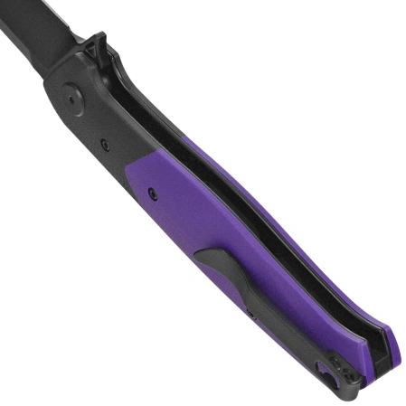 Nóż składany Bestech Swordfish Black/Purple G10, Black PVD 14C28N (BG62C)