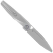 Rike Knife RK-Baidi-T-P/RCF Gray Titanium / Red Carbon Fiber, Bead Blasted M390