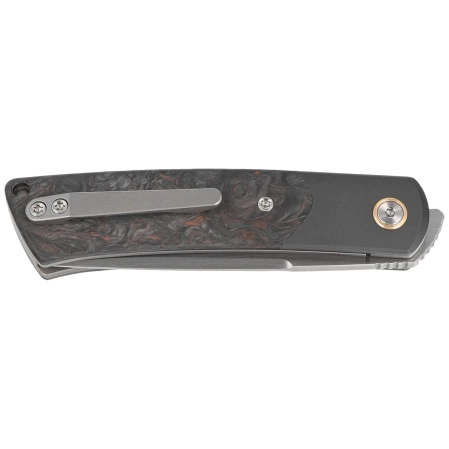 Reate Tribute Titanium/Zirconium/Dark Matter Copper Fat Carbon, Hand Satin M390 (TBT.DMC.SAT)