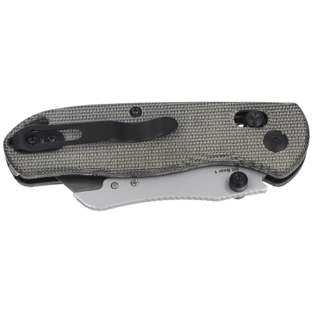 Nóż składany Kizer Uti Bear 1 Black Micarta, Bead Blasted SK5 / 50Cr15MoV by Azo (V3619JA3)