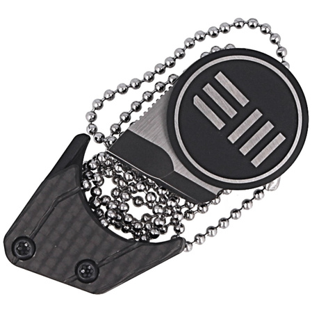 WE Knife Quark Black Titanium / Silvery WE logo, Black Stonewashed by Ostap Hel (20021-2)