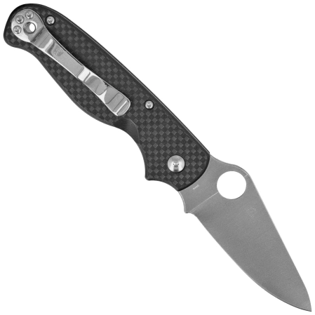 Nóż składany Spyderco ButtonUp Carbon Fiber, Satin 8Cr13MoV by Eric Glesser (C275CFP)