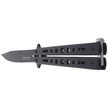 Nóż składany motylek Böker Magnum Balisong All Black (06EX402)
