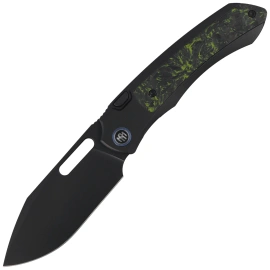 Nóż składany Remette Orca Black Titanium/Luminous Carbon Fiber, Black DLC Pearlescent M390 (ORCALS)