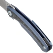 Nóż składany Bestech Sambac Blue Titanium / Marbled Carbon Fiber, Stonewashed / Satin MagnaCut by Ostap Hel (BT2402D)