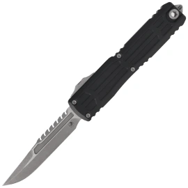 Nóż automatyczny OTF Microtech Ultratech Gen III EX-ZBP Interceptor Signature Black Aluminium, Apocalyptic M390MK by Tony Marfione (1117EX-10APS)