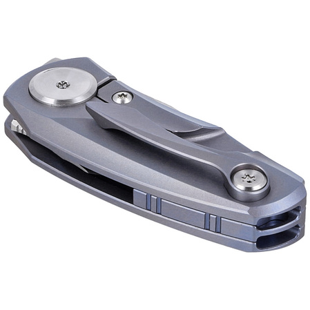 Bestech Tulip Frame Lock Knife Blue Titanium, Stonewashed / Satin M390 by Ostap Hel (BT1913B)