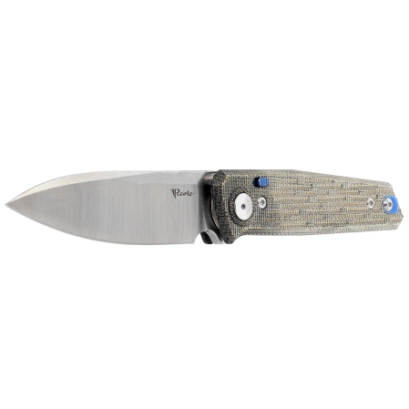 Reate PL-6 Knife Green / Black Micarta, Satin Nitro-V (PL-6 GRBKM SAT)