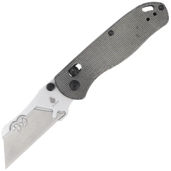 Kizer Uti Bear 1 Knife Black Micarta, Bead Blasted SK5 / 50Cr15MoV by Azo (V3619JA3)