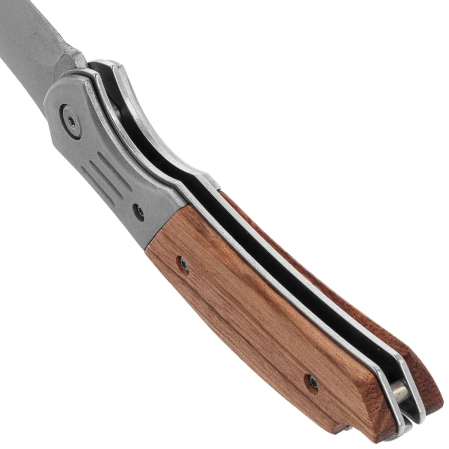 Albainox Hunting Knife Zebra Wood, Satin 3Cr13Mov (25091)