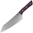 Nóż kuchenny Microtech Chef 8'' Black Cherry G10, Stonewashed M390MK (3000-10BC)