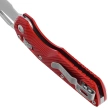 Microtech MSI S/E Knife Red Fluted Aluminum, Stonewashed M390MK by Tony Marfione (210-10FLRD)