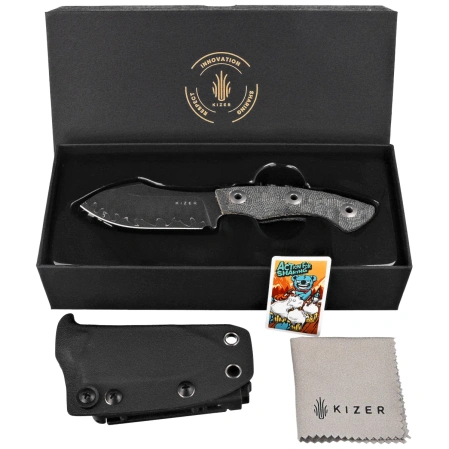 Nóż Kizer Rook Norplex UltreX Micarta, Acid Washed 100Cr18MoVCo Composite (1090A2)