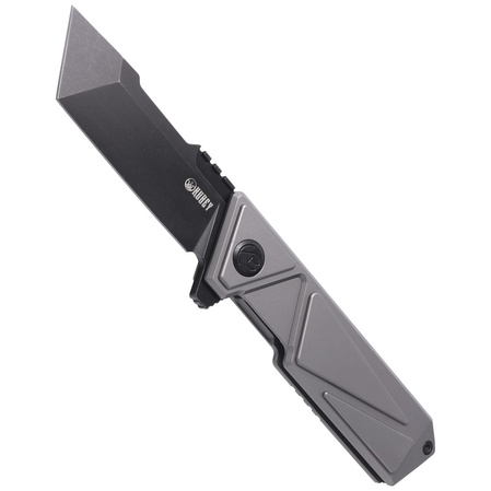Kubey Avenger Frame Lock Knife Gray Titanium, Dark Stonewashed 14C28N (KB209B)