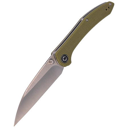 CIVIVI Knife Hadros Olive Micarta, Satin Finish by Dylan Mallery (C20004-3)