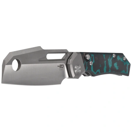 Nóż składany Bestech Nyrrdreki Titanium/Shipwreck Camo Carbon, Satin M390 by Fabian Hobbelen (BT2607C)
