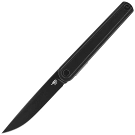 Bestech Ink Knife Black Titanium, Black PVD / Stonewashed MagnaCut by Denis Simonutti (BT2502D)