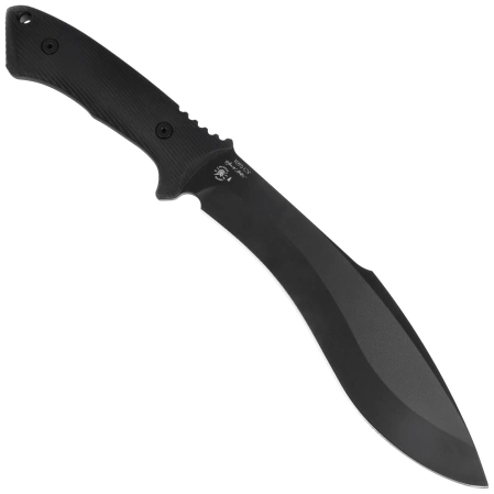 Spartan Blades Harsey Kukri Knife Black Polymer, Black 1095 Cro-Van by William W. Harsey Jr. (SBSL007BK)