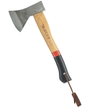 Adler Rheinland Hatchet Red/Black Hickory Wood, C60 Carbon Steel (201.0H060A011)