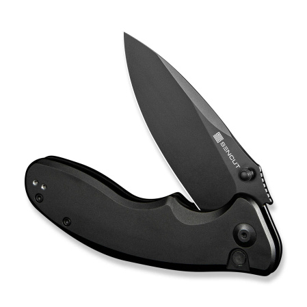 Sencut Cybrix Black Aluminum Knife, Black 9Cr18MoV (S23098A-1)