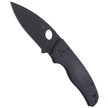 Spyderco Shaman Knife Black G10, Black DLC CPM S30V by Sal Glesser (C229GPBK)